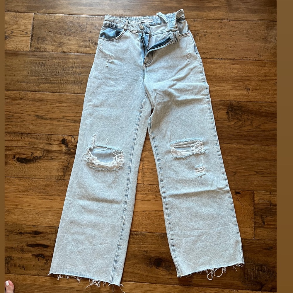 NWOT zara rare famous dad jeans